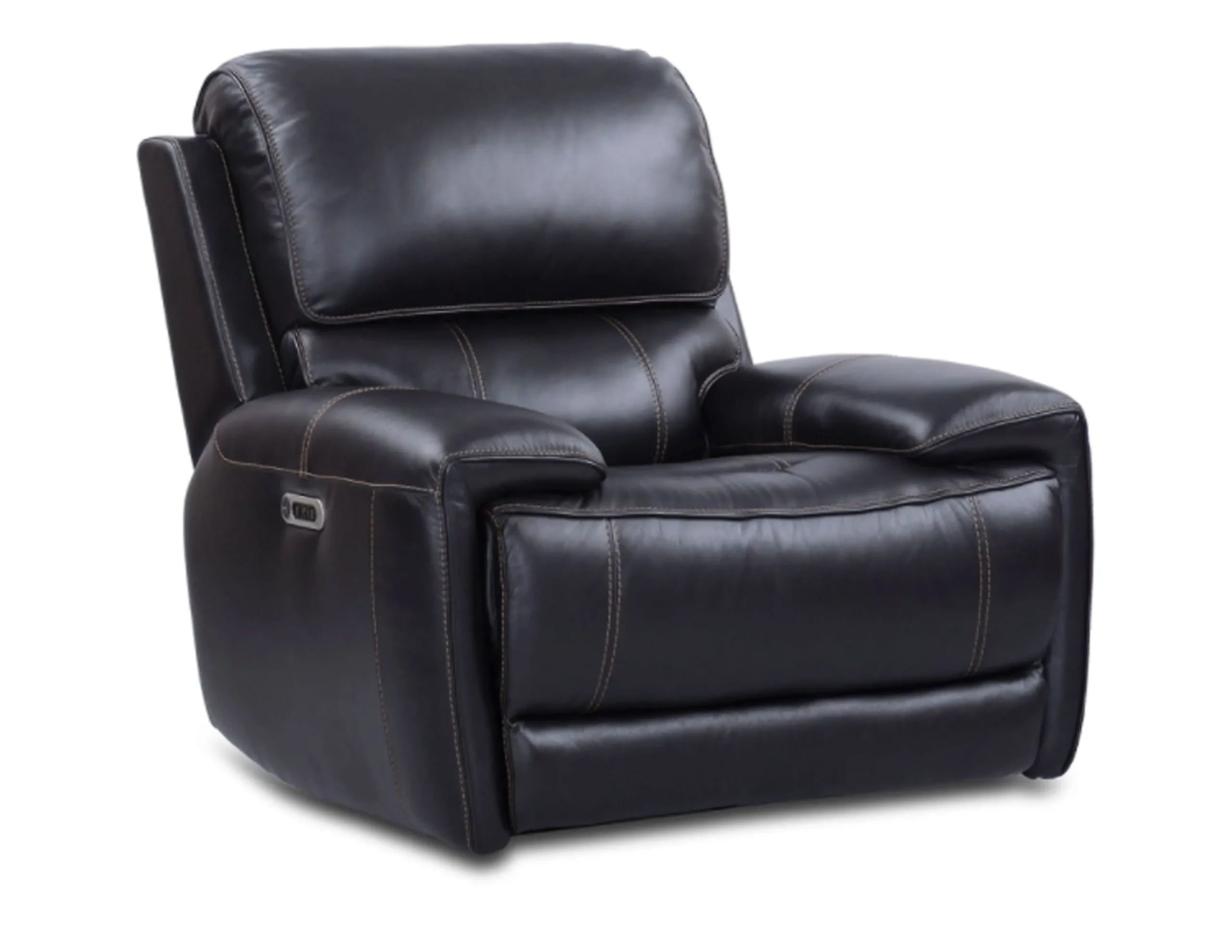 Empire Leather Power Headrest Power Recliner Blackberry (In stock - Fast shipping) 1 Empire Leather Power Headrest Power Recliner Blackberry (In stock - Fast shipping)