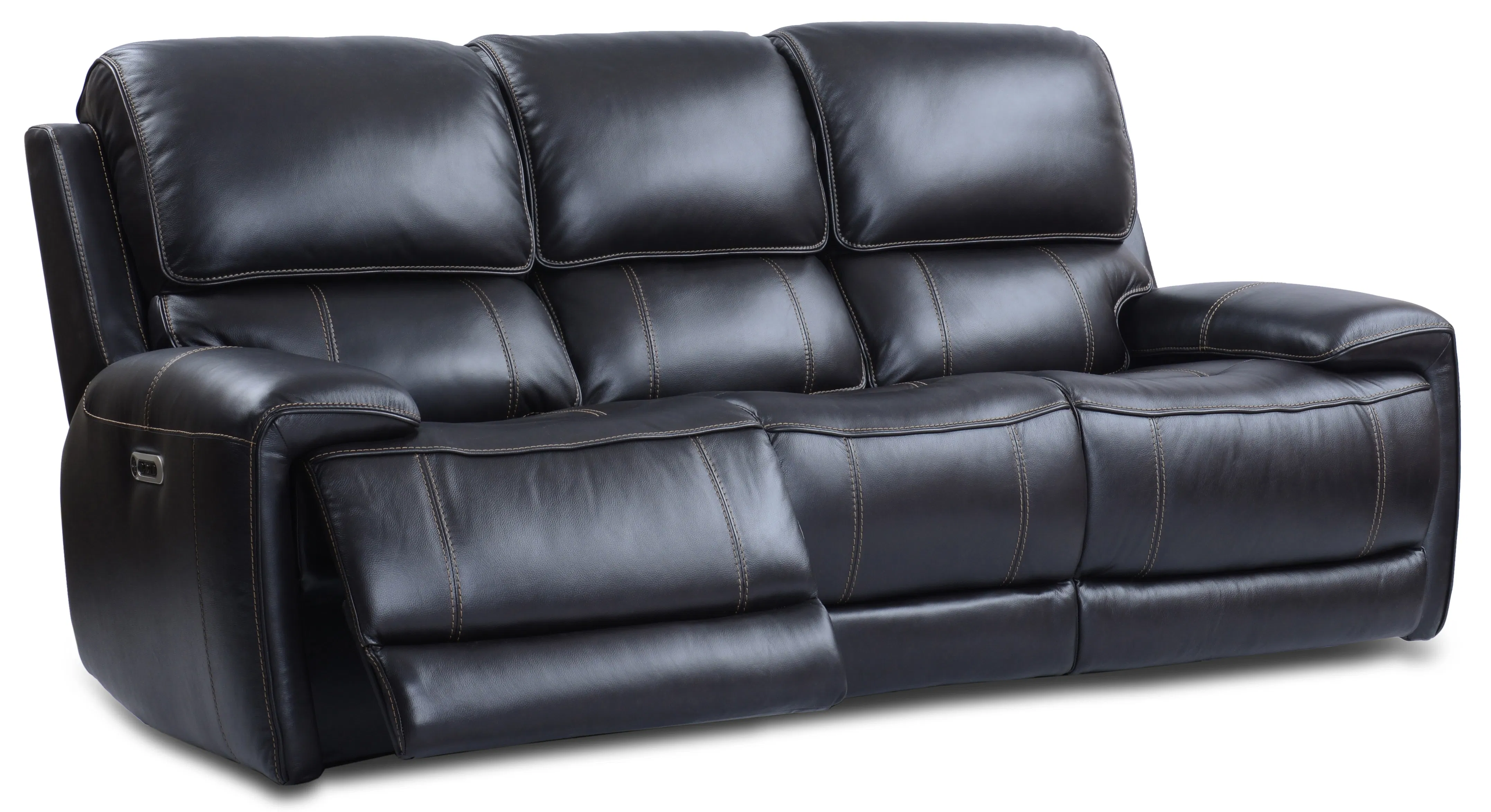Empire Leather Power Headrest Power Recliner Blackberry (In stock - Fast shipping) 10 Empire Leather Power Headrest Power Recliner Blackberry (In stock - Fast shipping)