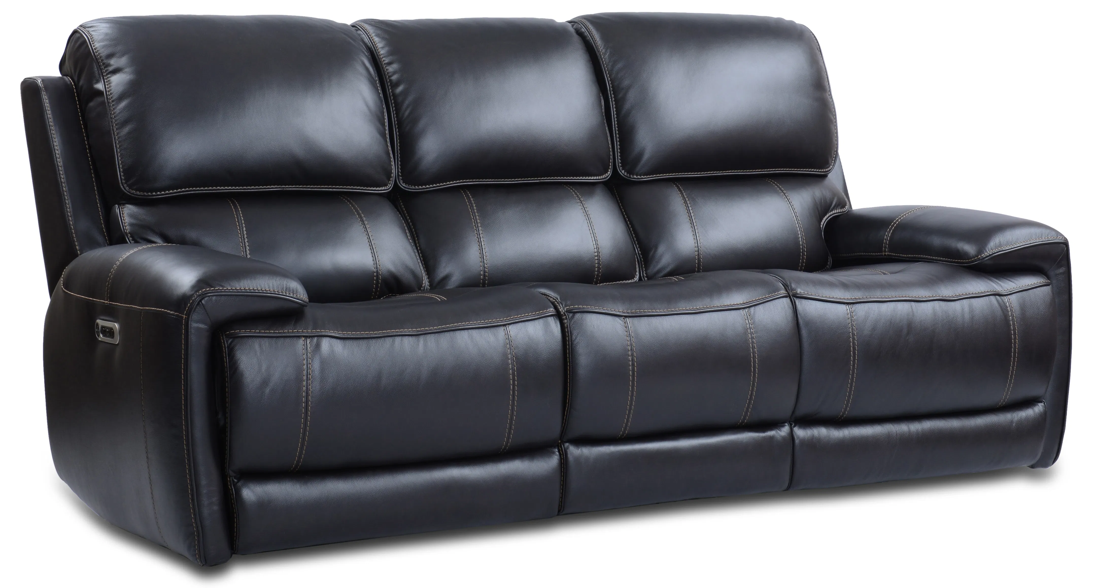 Empire Leather Power Headrest Power Recliner Blackberry (In stock - Fast shipping) 11 Empire Leather Power Headrest Power Recliner Blackberry (In stock - Fast shipping)