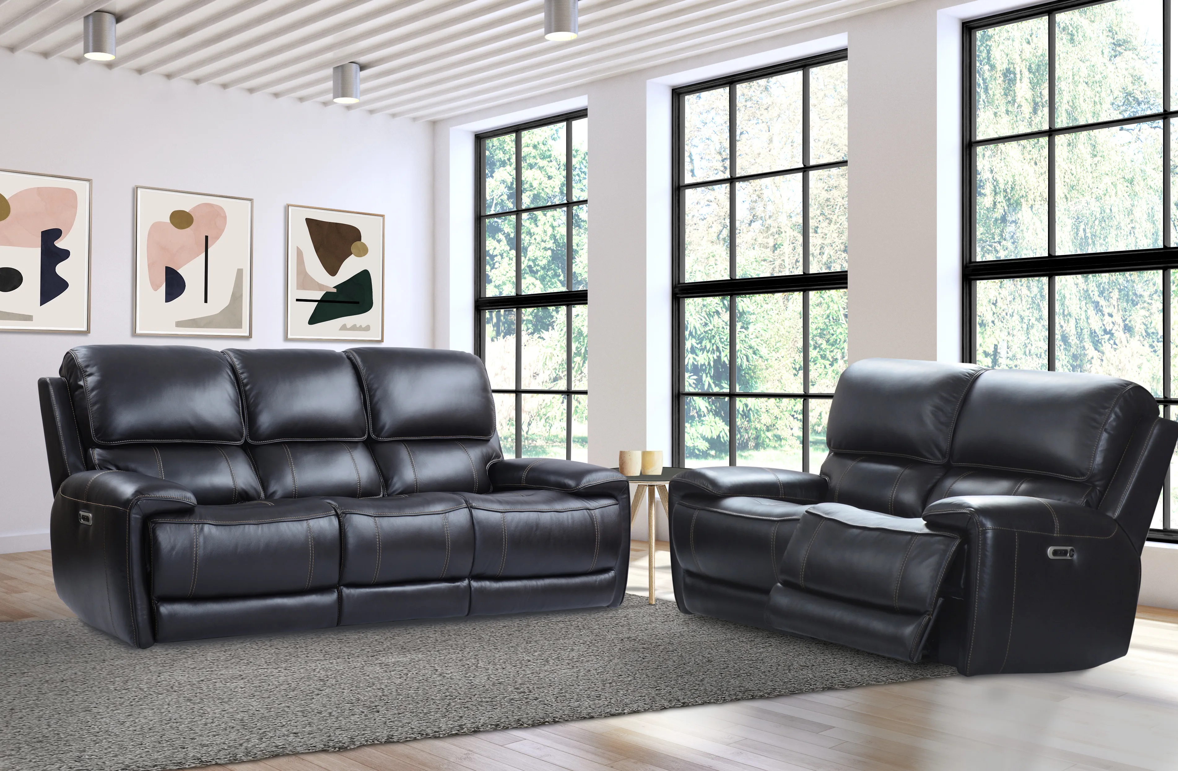 Empire Leather Power Headrest Power Recliner Blackberry (In stock - Fast shipping) 15 Empire Leather Power Headrest Power Recliner Blackberry (In stock - Fast shipping)