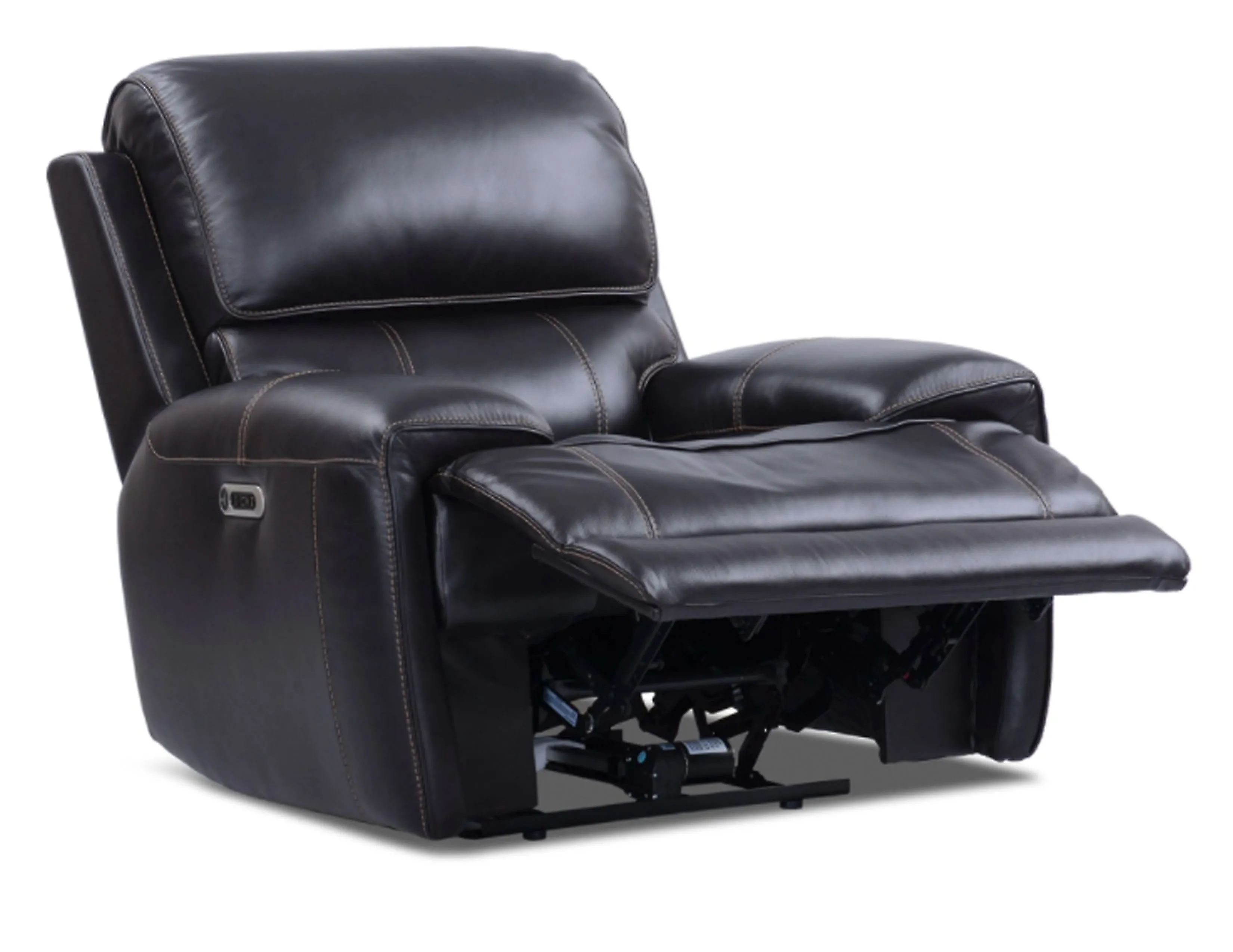 Empire Leather Power Headrest Power Recliner Blackberry (In stock - Fast shipping) 2 Empire Leather Power Headrest Power Recliner Blackberry (In stock - Fast shipping)