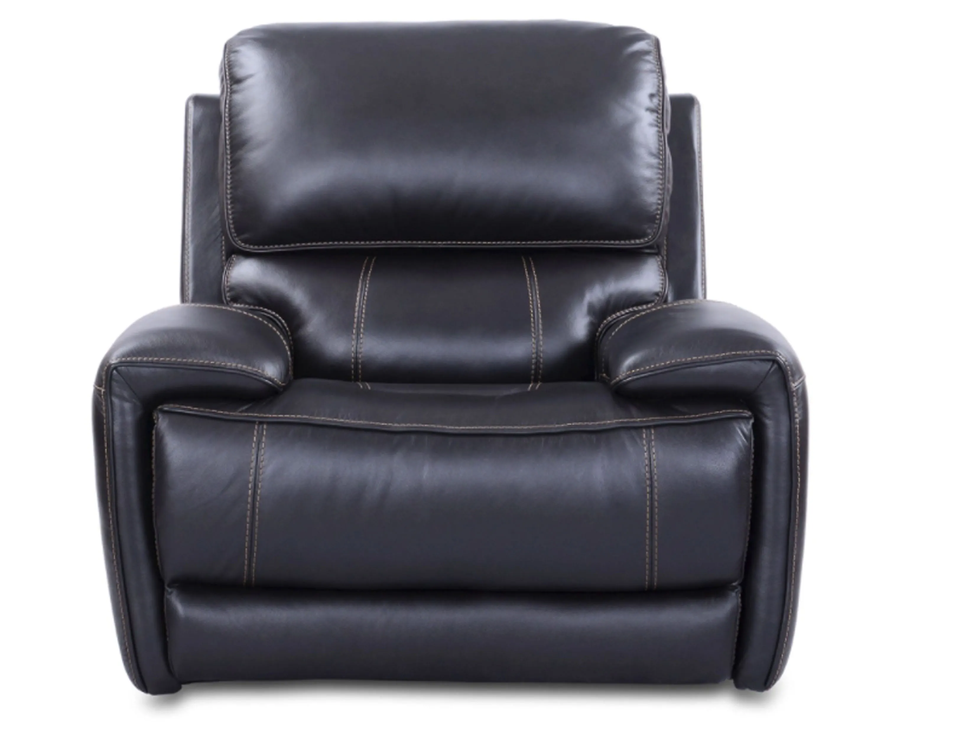 Empire Leather Power Headrest Power Recliner Blackberry (In stock - Fast shipping) 3 Empire Leather Power Headrest Power Recliner Blackberry (In stock - Fast shipping)
