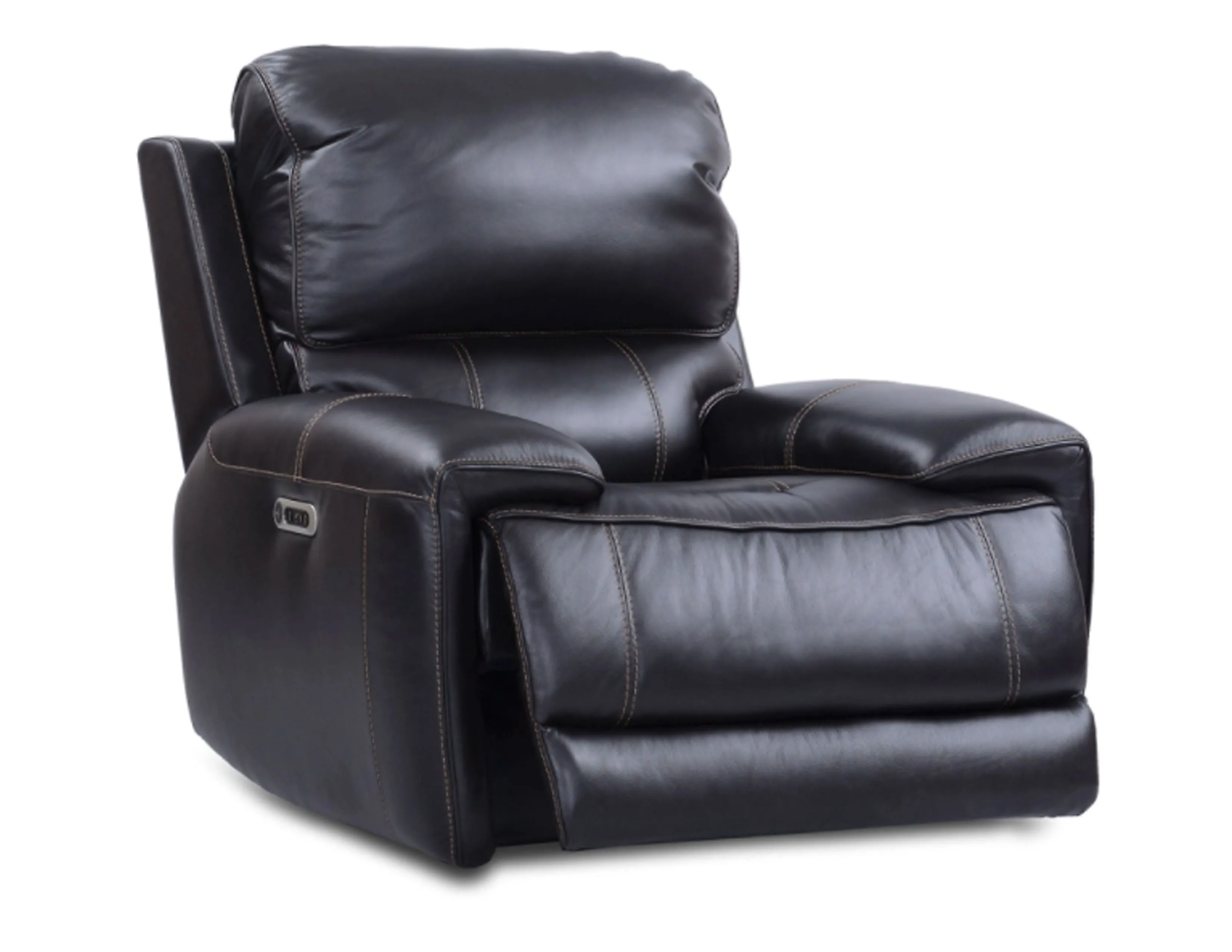 Empire Leather Power Headrest Power Recliner Blackberry (In stock - Fast shipping) 4 Empire Leather Power Headrest Power Recliner Blackberry (In stock - Fast shipping)