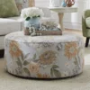 Flora 39" Powder Cocktail Ottoman 140 (In stock)