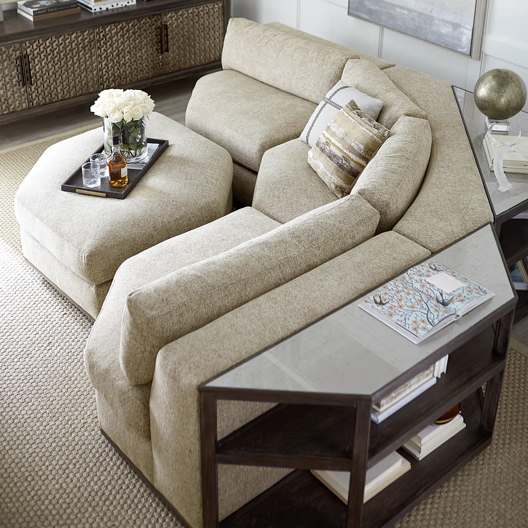 Geode Uph - Diamond 3pc Sectional 4 Geode Uph - Diamond 3pc Sectional