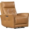 Gershwin Cordless Zero Gravity Power Headrest Power Recliner (Butterscotch top grain leather) In stock - Fast shipping
