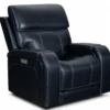Glenwood Power Recliner w/Power Head Rest & Power Lumbar (Lay Flat) Ocean - In stock