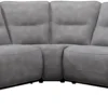Gladiator Zero Gravity Power Headrest Power Reclining Sectional Sky (In stock - Fast shipping)