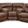 Haven Three Piece Reclining Sectional Espresso (In stock)