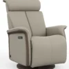Jewel Triple Power Swivel Glider Recliner Grey (IN STOCK)