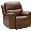 Kaden Leather Power Headrest - Power Lumbar - Power Recliner (Brown) In stock 27 Kaden Leather Power Headrest - Power Lumbar - Power Recliner (Brown) In stock