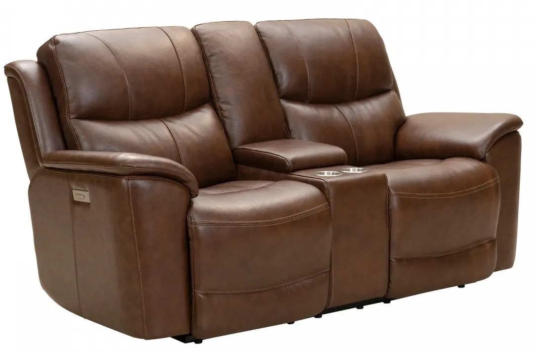 Kaden Leather Power Headrest - Power Lumbar - Power Recliner (Taupe) In stock 12 Kaden Leather Power Headrest - Power Lumbar - Power Recliner (Taupe) In stock