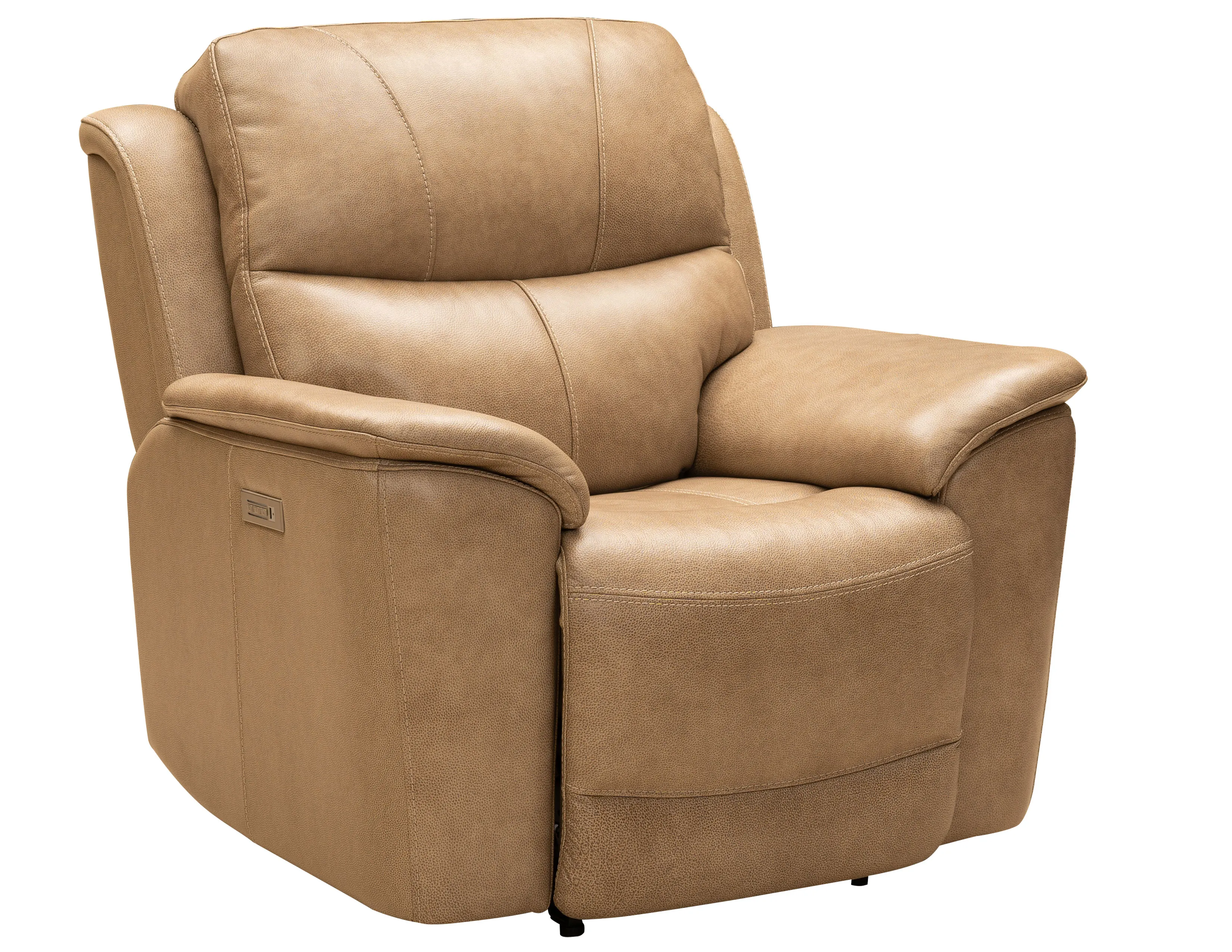 Kaden Leather Power Headrest - Power Lumbar - Power Recliner (Taupe) In stock 2 Kaden Leather Power Headrest - Power Lumbar - Power Recliner (Taupe) In stock