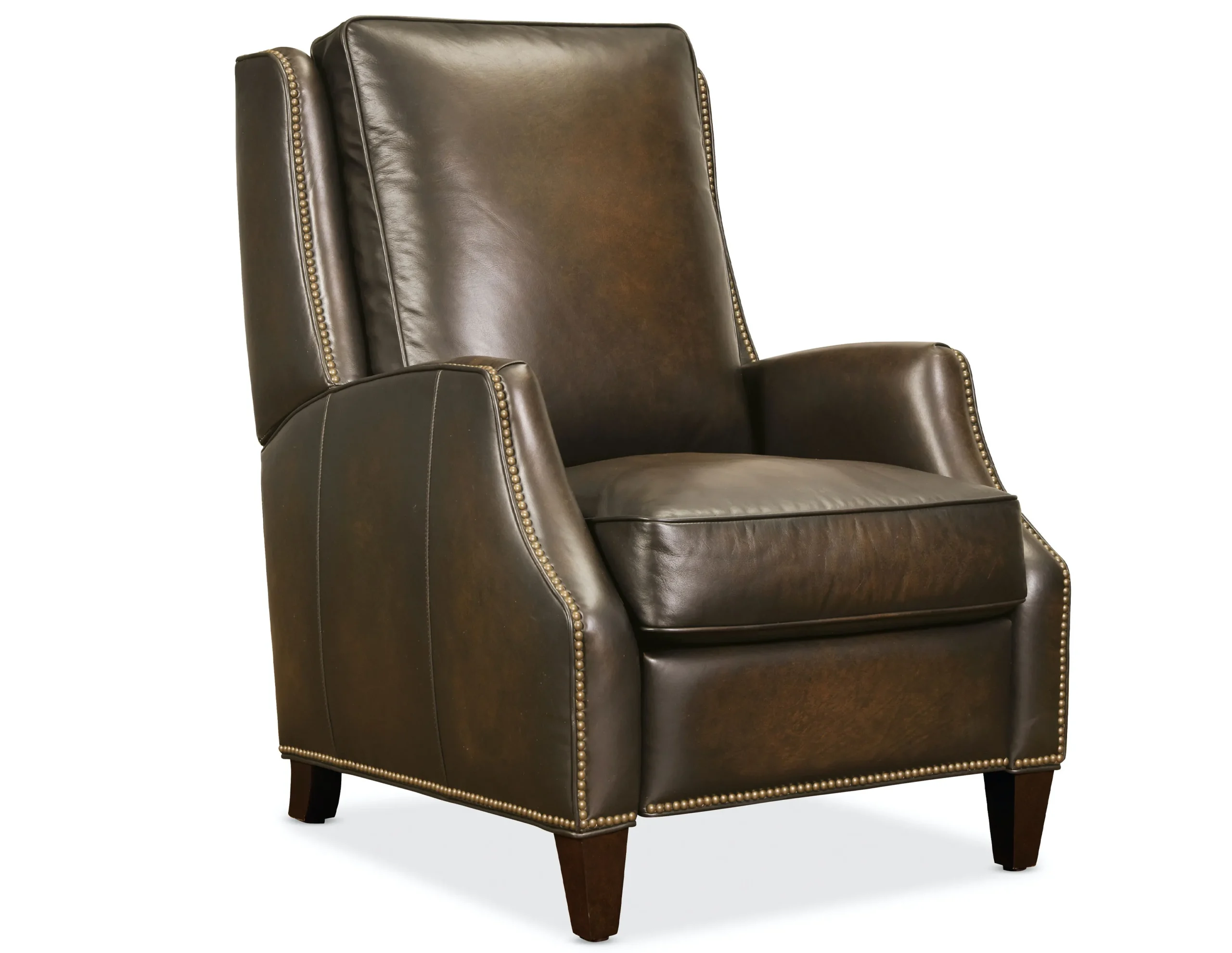 Kerley Leather Push Back Recliner (Brown) In stock 1 Kerley Leather Push Back Recliner (Brown) In stock