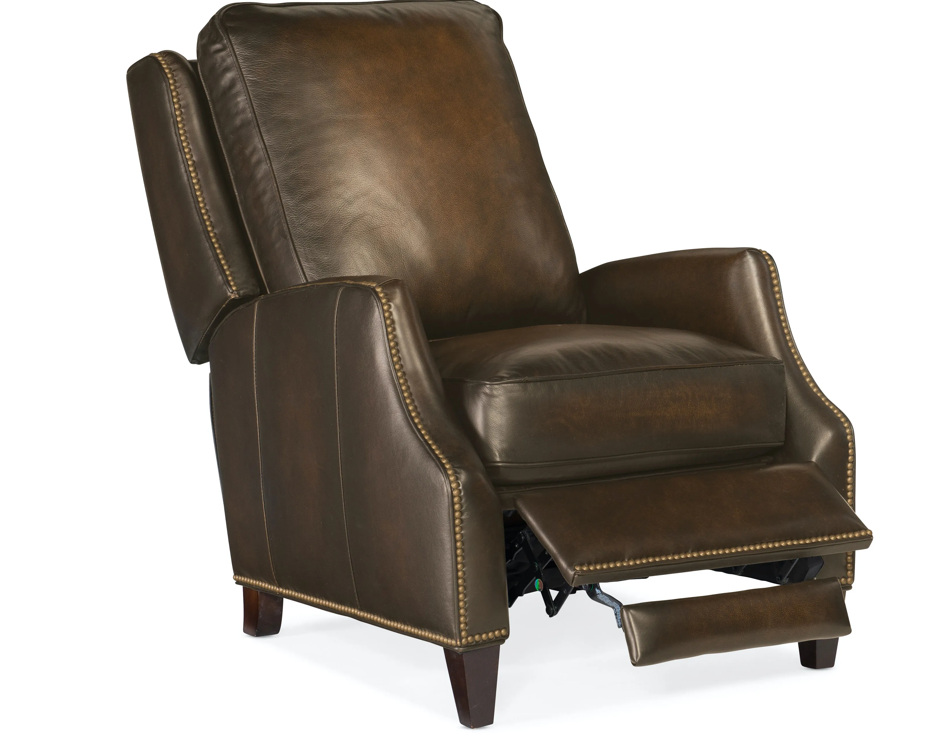 Kerley Leather Push Back Recliner (Brown) In stock 2 Kerley Leather Push Back Recliner (Brown) In stock