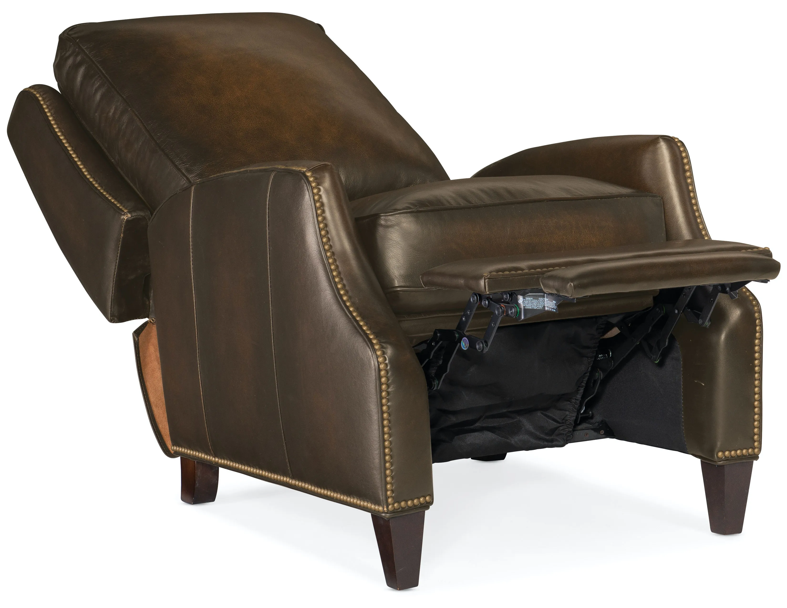Kerley Leather Push Back Recliner (Brown) In stock 3 Kerley Leather Push Back Recliner (Brown) In stock