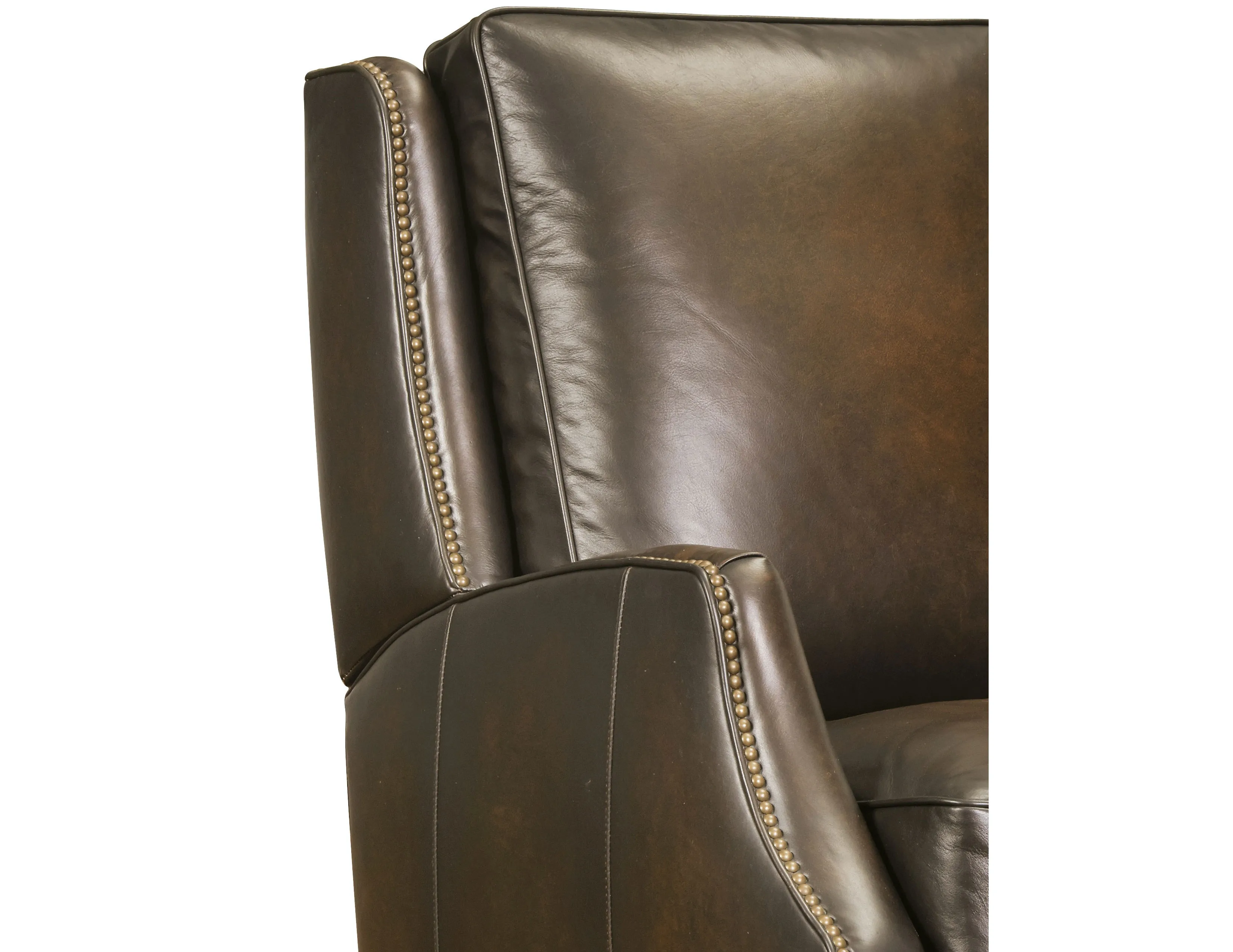 Kerley Leather Push Back Recliner (Brown) In stock 6 Kerley Leather Push Back Recliner (Brown) In stock