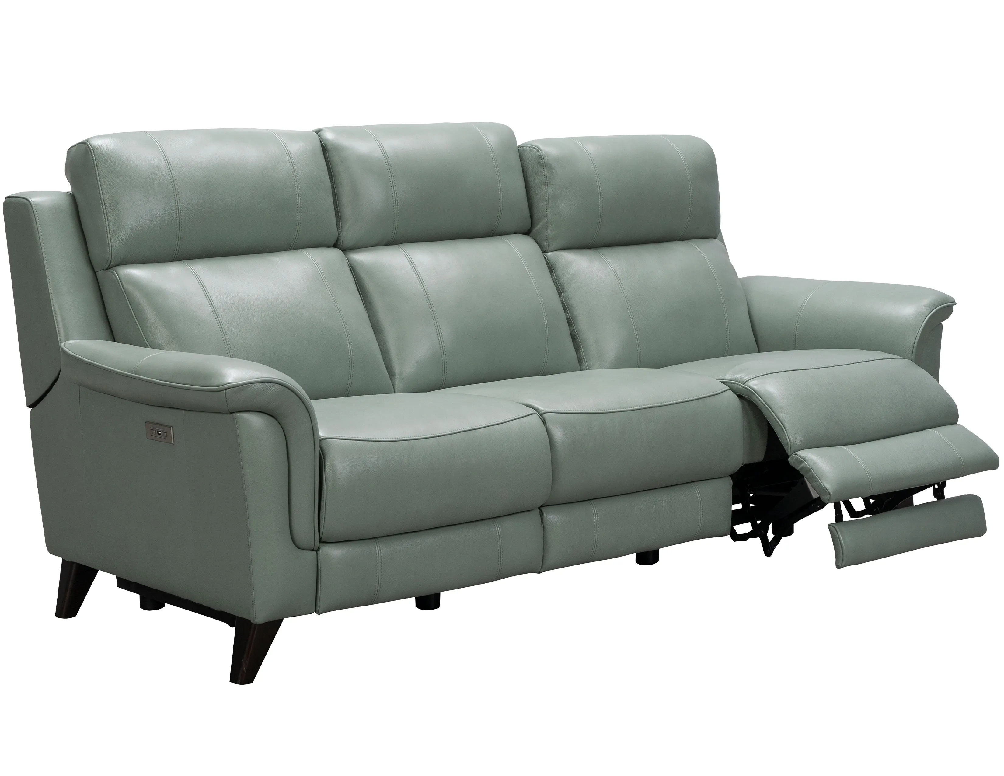 Kester Leather Power Headrest Power Recliner (Mint) In stock 10 Kester Leather Power Headrest Power Recliner (Mint) In stock