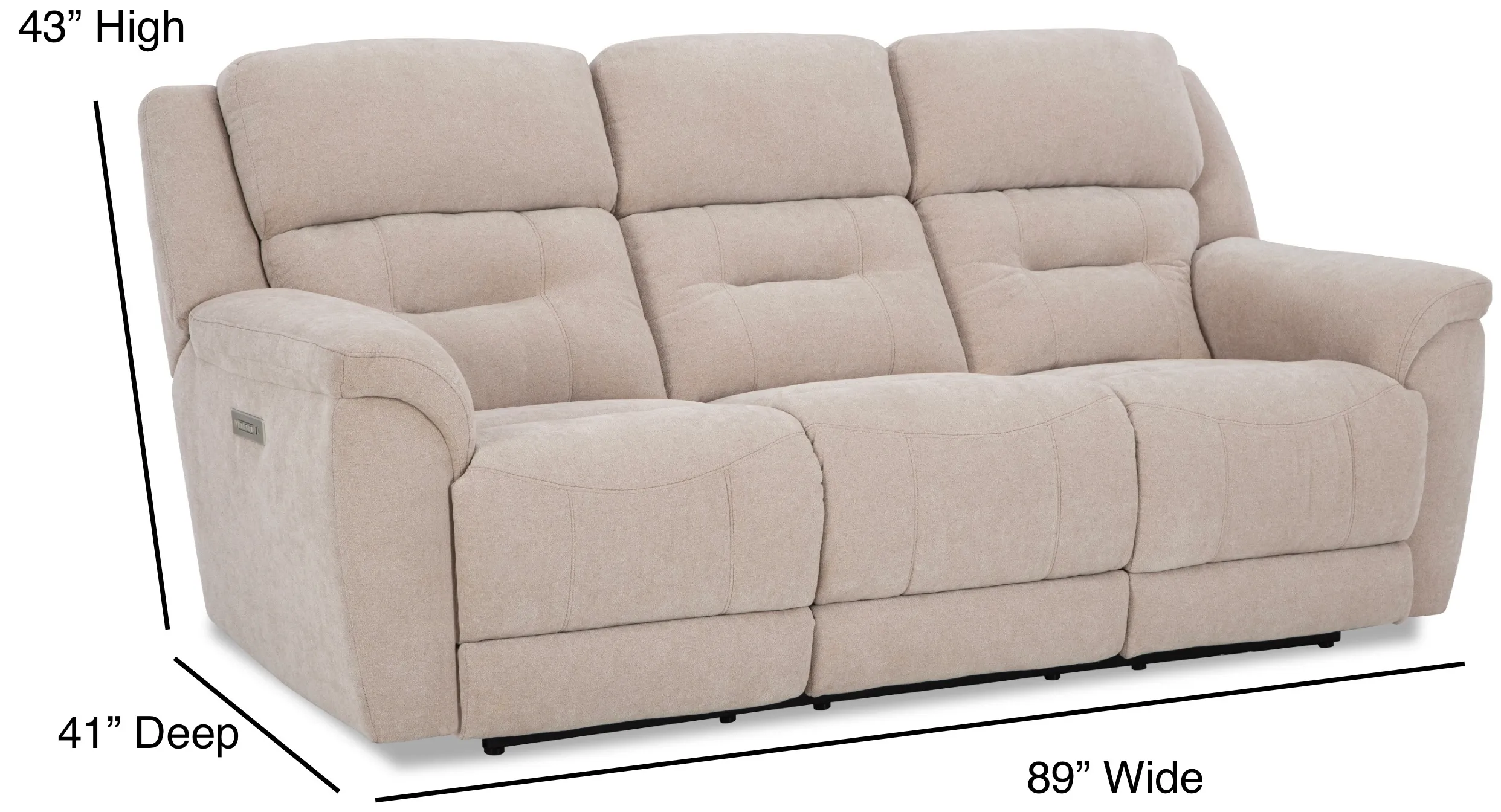 Knockout Zero Gravity Triple Power Recliner Tan (In stock) 4 Knockout Zero Gravity Triple Power Recliner Tan (In stock)