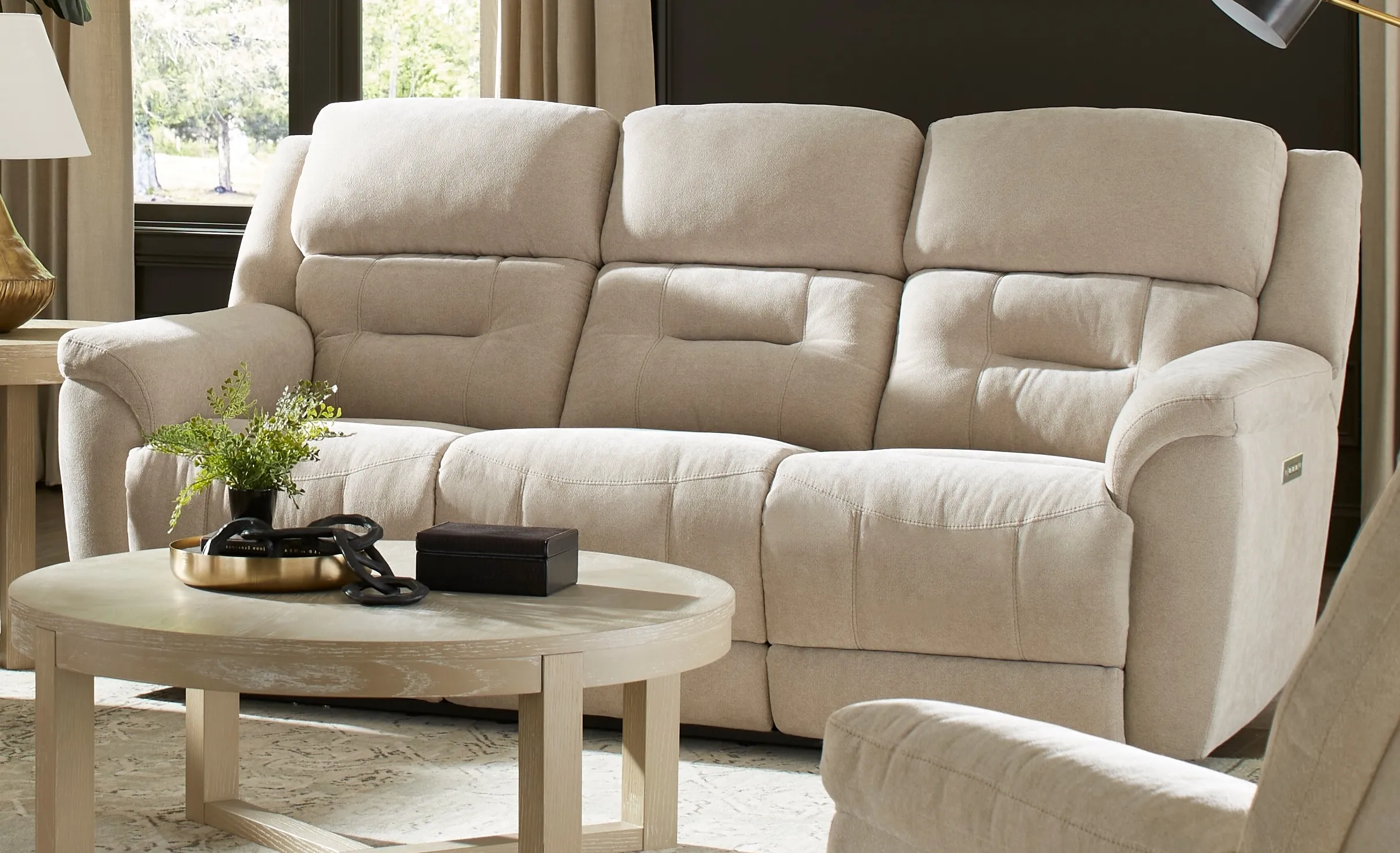 Knockout Zero Gravity Triple Power Recliner Tan (In stock) 6 Knockout Zero Gravity Triple Power Recliner Tan (In stock)
