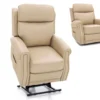 Lance Power Lift Recliner w/Power Head Rest, Power Lumbar & Heat (Sand) 350 lbs. (In stock)