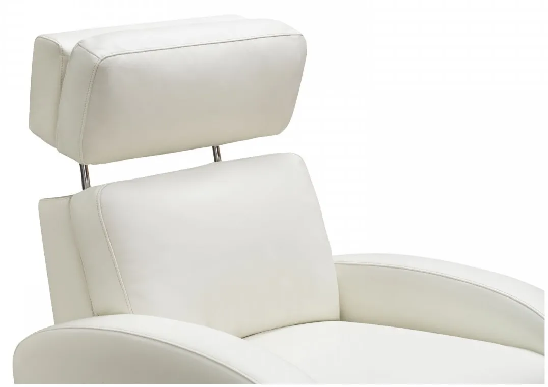 Levi Power Recliner w/"Heads-Up" Power Forward Head Rest (White) In stock 4 Levi Power Recliner w/"Heads-Up" Power Forward Head Rest (White) In stock