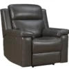 Leon Power Recliner w/Power Head Rest, Power Lumbar, Heat & Massage (In stock)