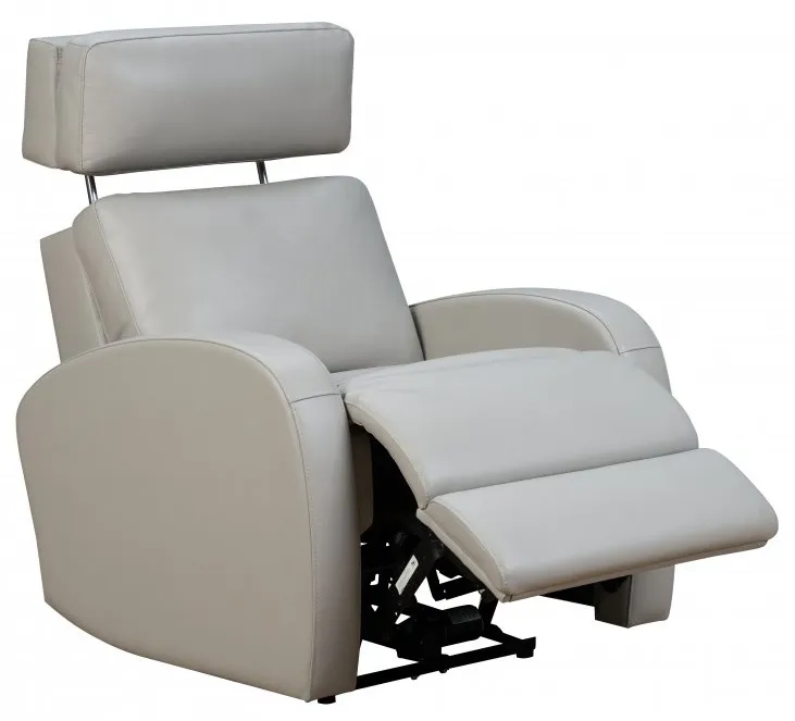 Levi Power Recliner w/"Heads-Up" Power Forward Head Rest (Dove) In stock 2 Levi Power Recliner w/"Heads-Up" Power Forward Head Rest (Dove) In stock