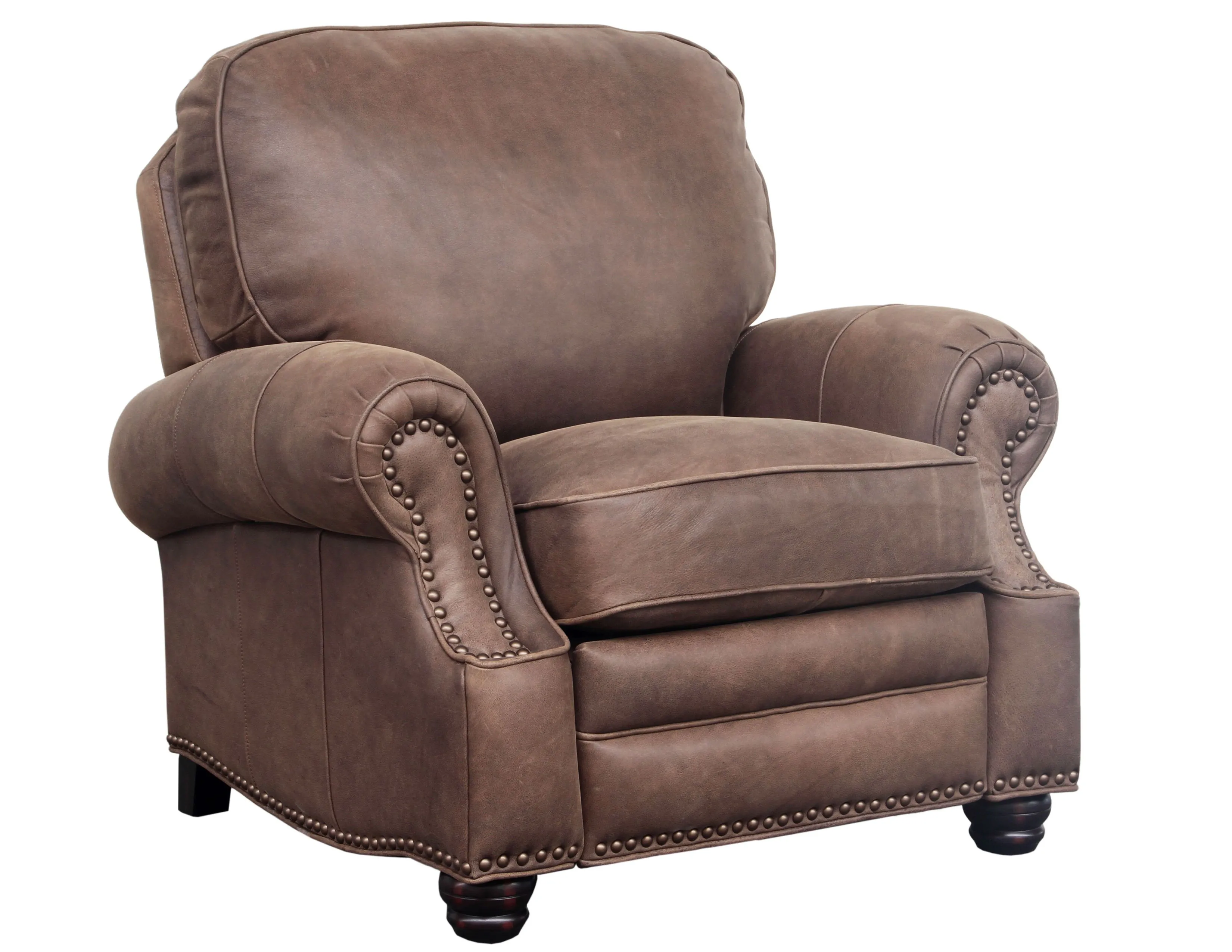 Longhorn Top Grain Leather Recliner (Bomber) In stock 1 Longhorn Top Grain Leather Recliner (Bomber) In stock