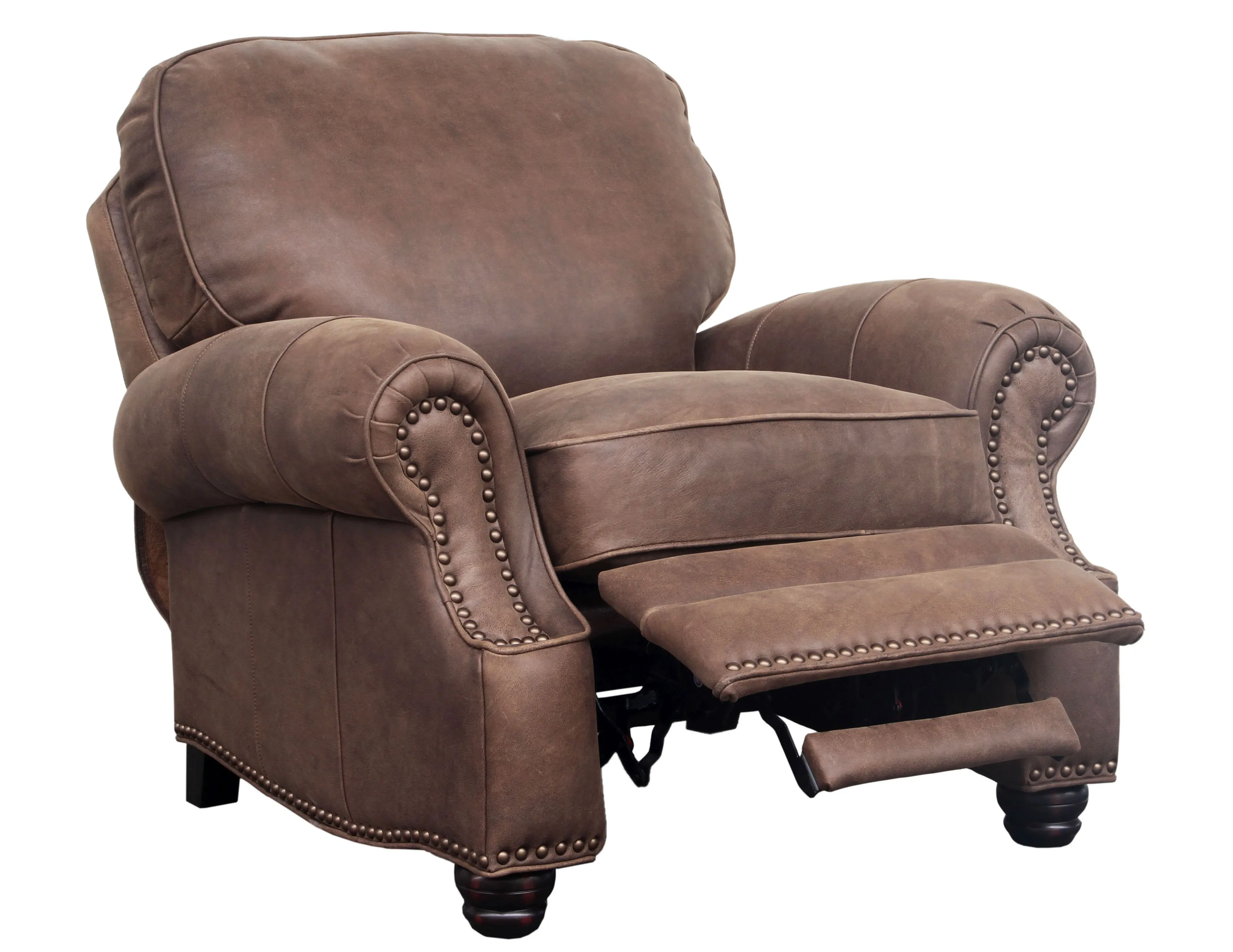 Longhorn Top Grain Leather Recliner (Bomber) In stock 2 Longhorn Top Grain Leather Recliner (Bomber) In stock