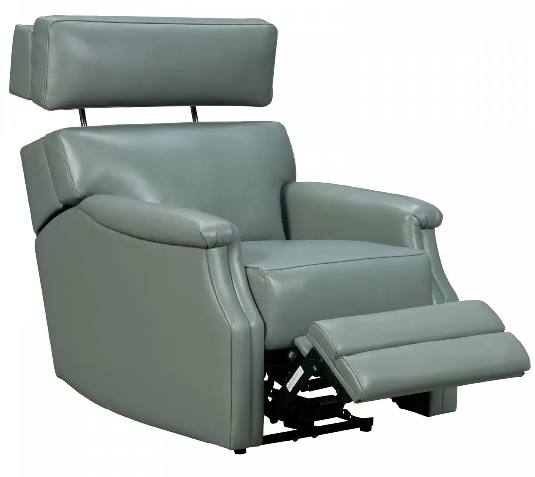 Luca Power Recliner w/ "Heads-Up" Power Forward Head Rest (Mint) In stock 4 Luca Power Recliner w/ "Heads-Up" Power Forward Head Rest (Mint) In stock