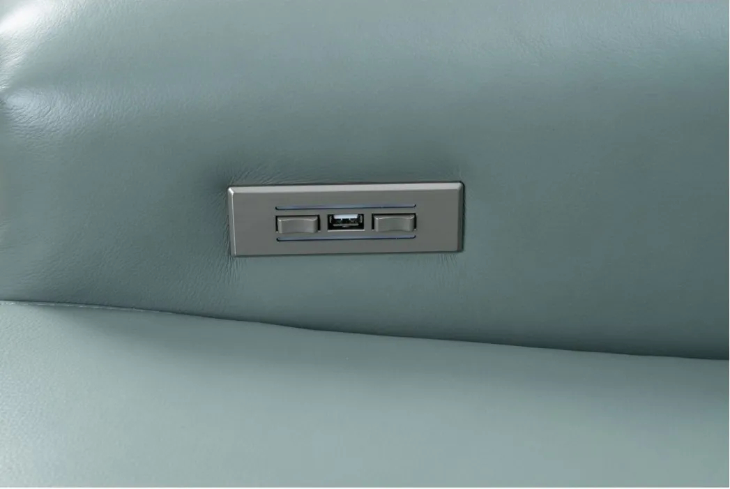Luca Power Recliner w/ "Heads-Up" Power Forward Head Rest (Mint) In stock 5 Luca Power Recliner w/ "Heads-Up" Power Forward Head Rest (Mint) In stock