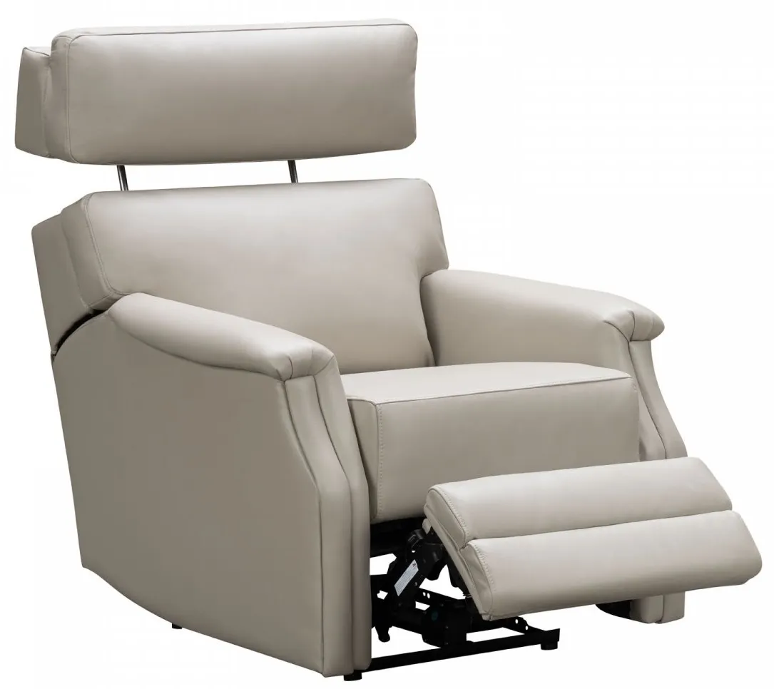 Luca Power Recliner w/ "Heads-Up" Power Forward Head Rest (Dove) In stock 4 Luca Power Recliner w/ "Heads-Up" Power Forward Head Rest (Dove) In stock