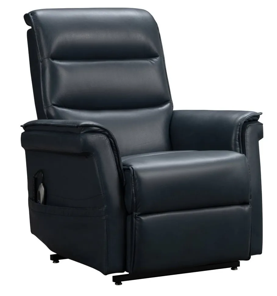 Luka Power Lift Recliner w/Power Head Rest (Blue) 350 lbs. - In stock 4 Luka Power Lift Recliner w/Power Head Rest (Blue) 350 lbs. - In stock