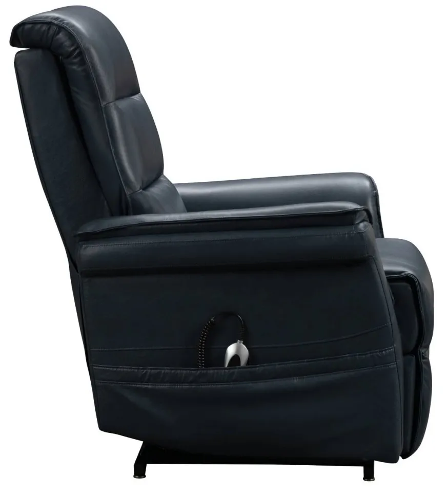 Luka Power Lift Recliner w/Power Head Rest (Blue) 350 lbs. - In stock 7 Luka Power Lift Recliner w/Power Head Rest (Blue) 350 lbs. - In stock