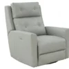 Marconi Swivel Glider Recliner w/Power Recline & Power Head Rest (Chromium) In stock