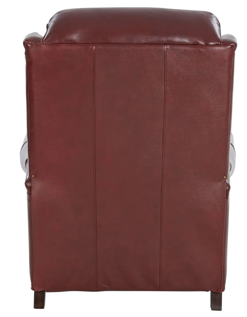 Meade Leather Recliner (Cabernet) In stock 4 Meade Leather Recliner (Cabernet) In stock