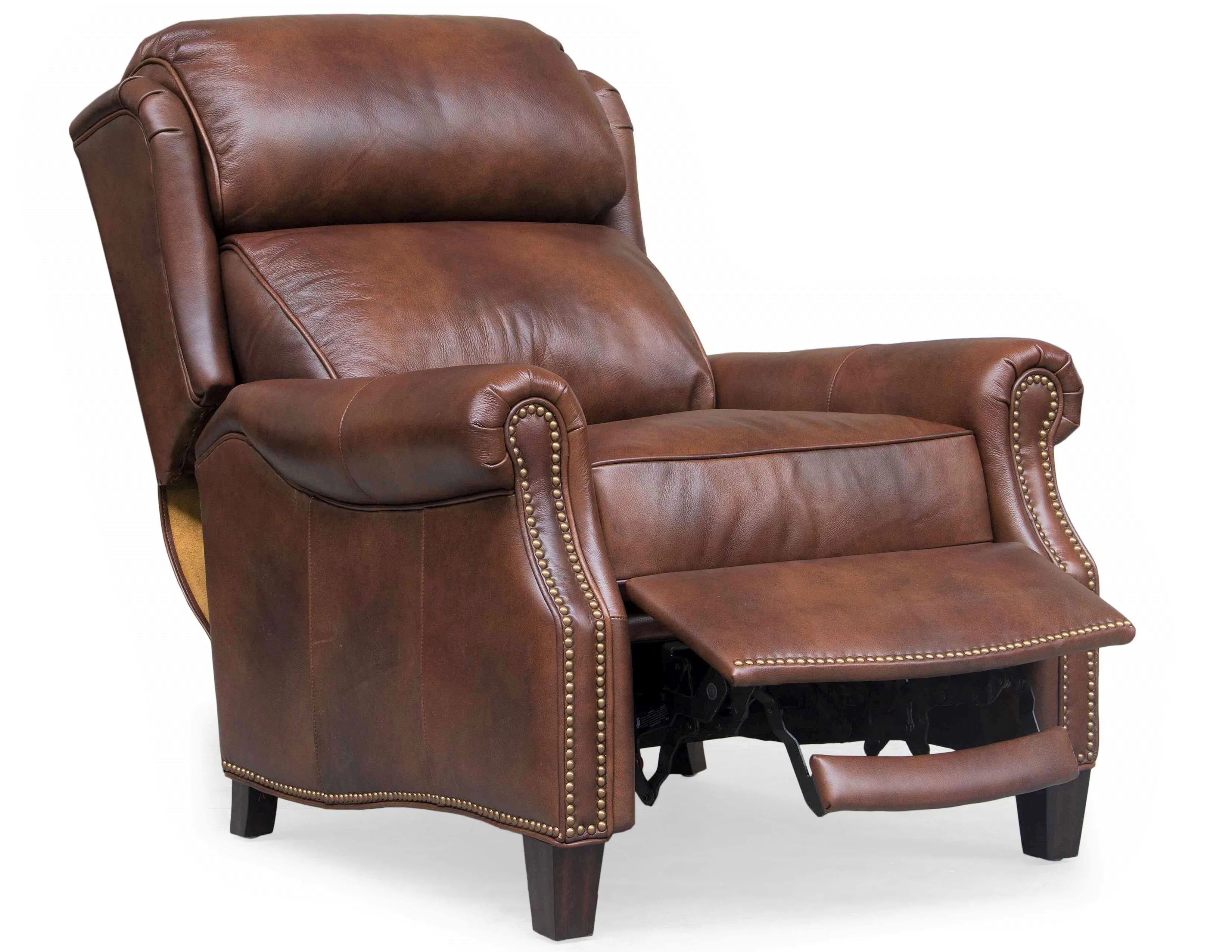 Meade Leather Recliner (Cognac) In stock 2 Meade Leather Recliner (Cognac) In stock