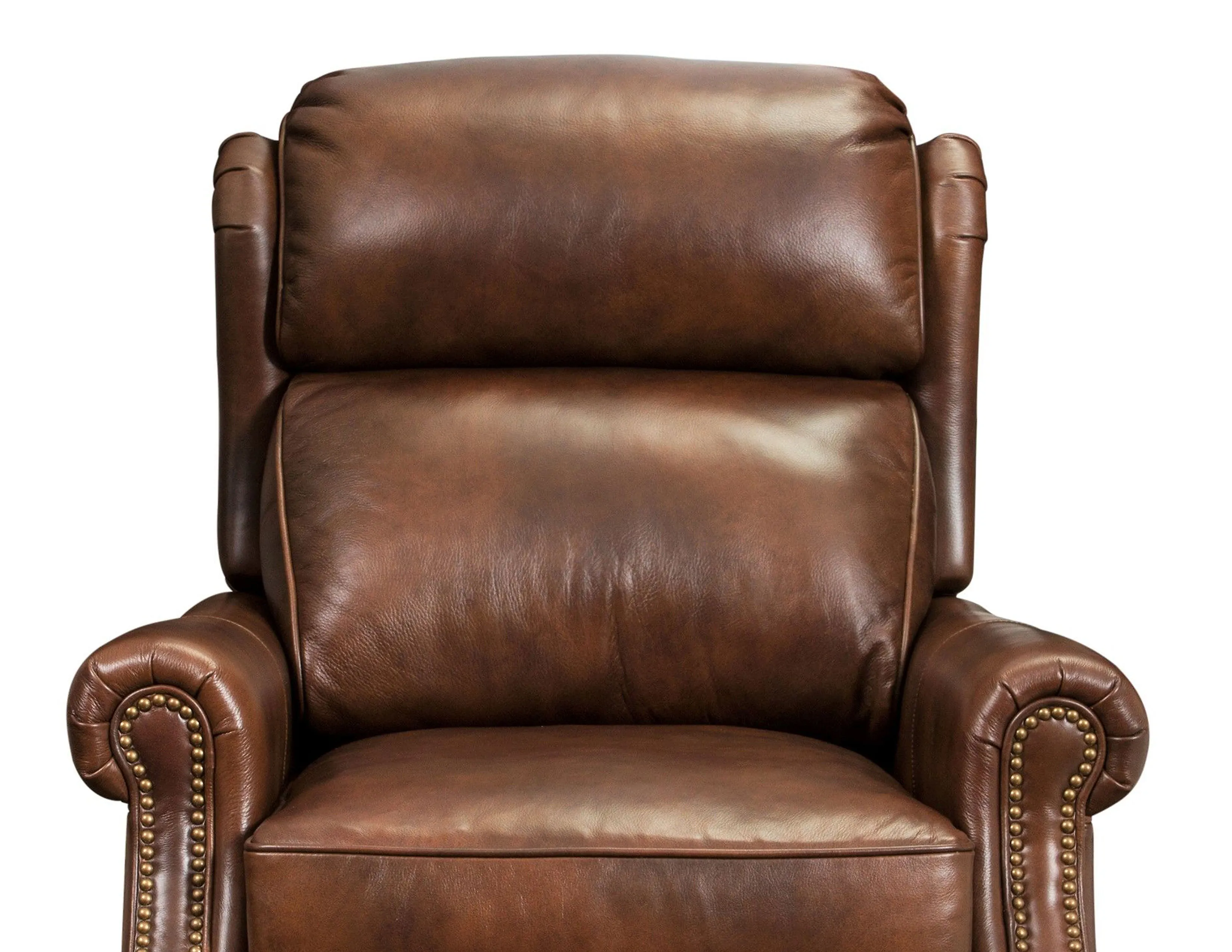 Meade Leather Recliner (Cognac) In stock 4 Meade Leather Recliner (Cognac) In stock