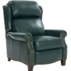 Meade Leather Recliner (Emerald) In stock 12 Meade Leather Recliner (Emerald) In stock
