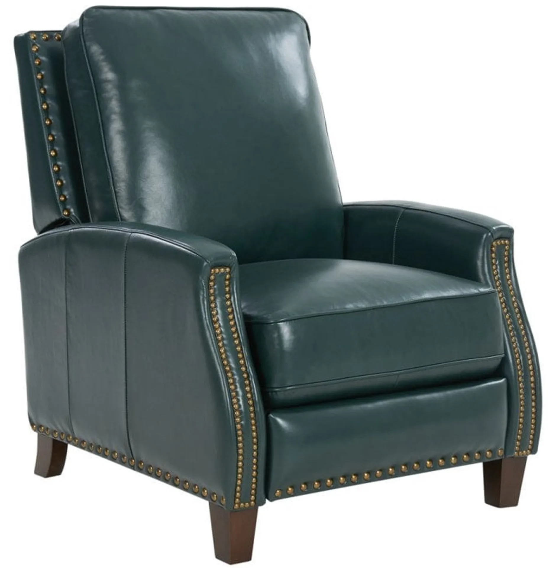 Melrose Leather Recliner (Emerald) In stock 1 Melrose Leather Recliner (Emerald) In stock