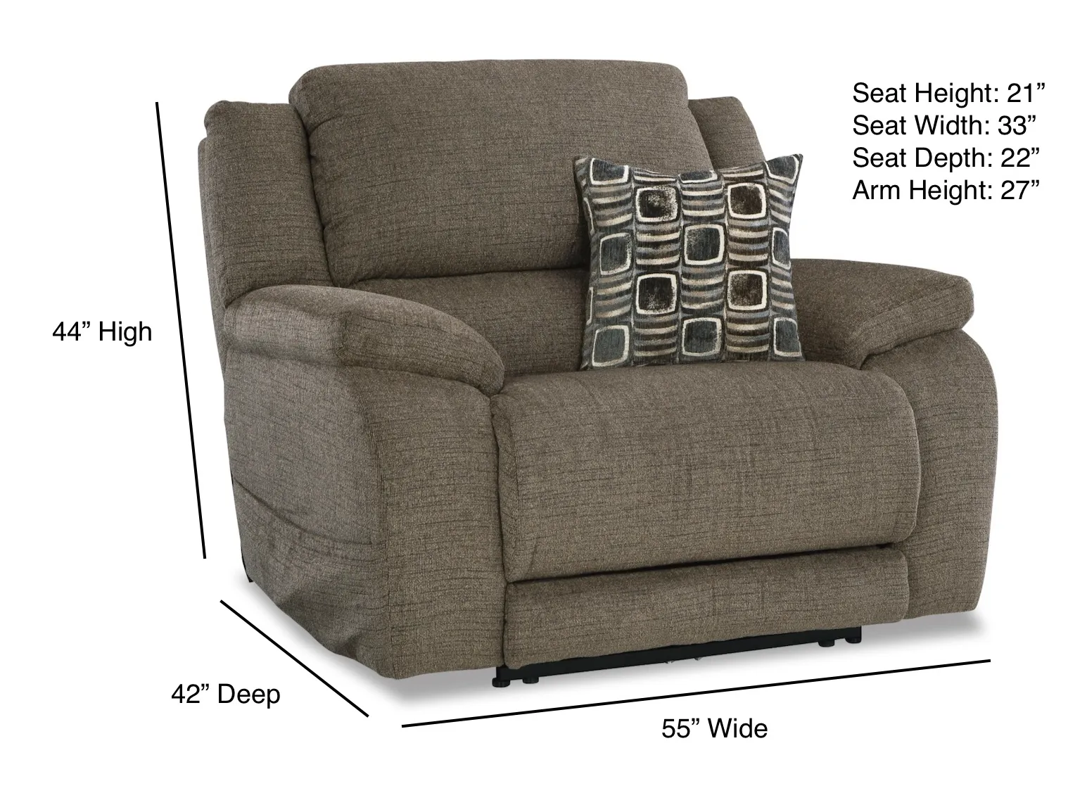 Michael Triple Power Reclining Chair and a Half (In stock) 2 Michael Triple Power Reclining Chair and a Half (In stock)
