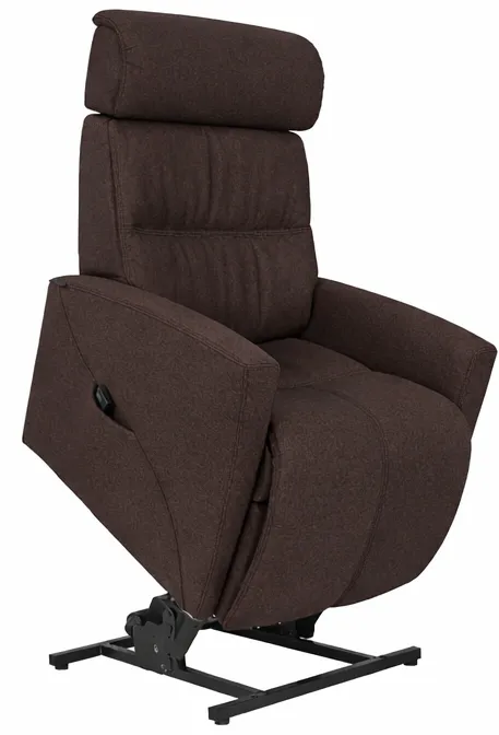Milan 3 Motor Lift Reclining Chair Dark Brown Fabric (IN STOCK) 1 Milan 3 Motor Lift Reclining Chair Dark Brown Fabric (IN STOCK)