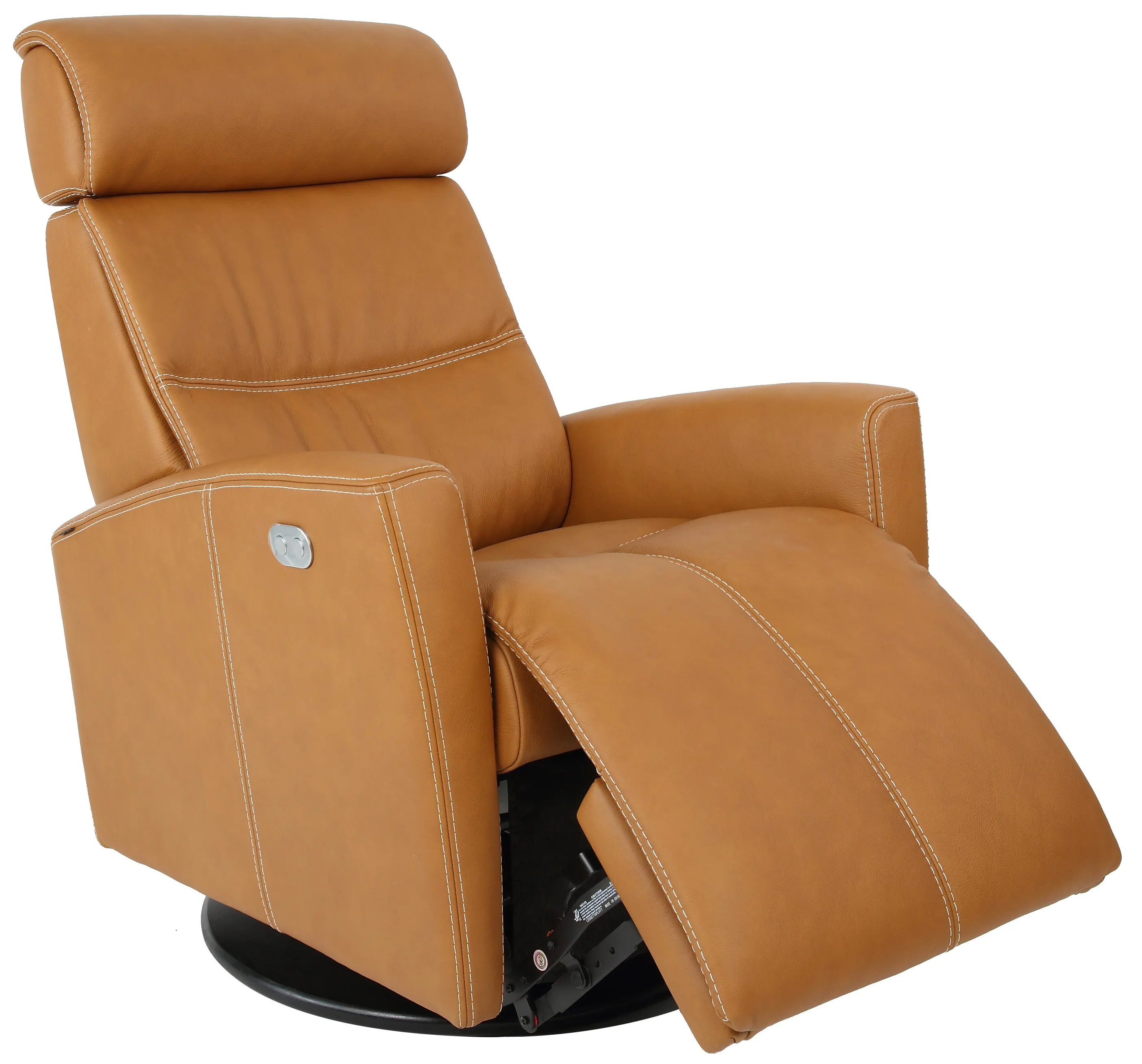 Milan Swivel Glider Power Headrest Power Recliner Vintage Cognac (In stock - Fast Shipping) 1 Milan Swivel Glider Power Headrest Power Recliner Vintage Cognac (In stock - Fast Shipping)