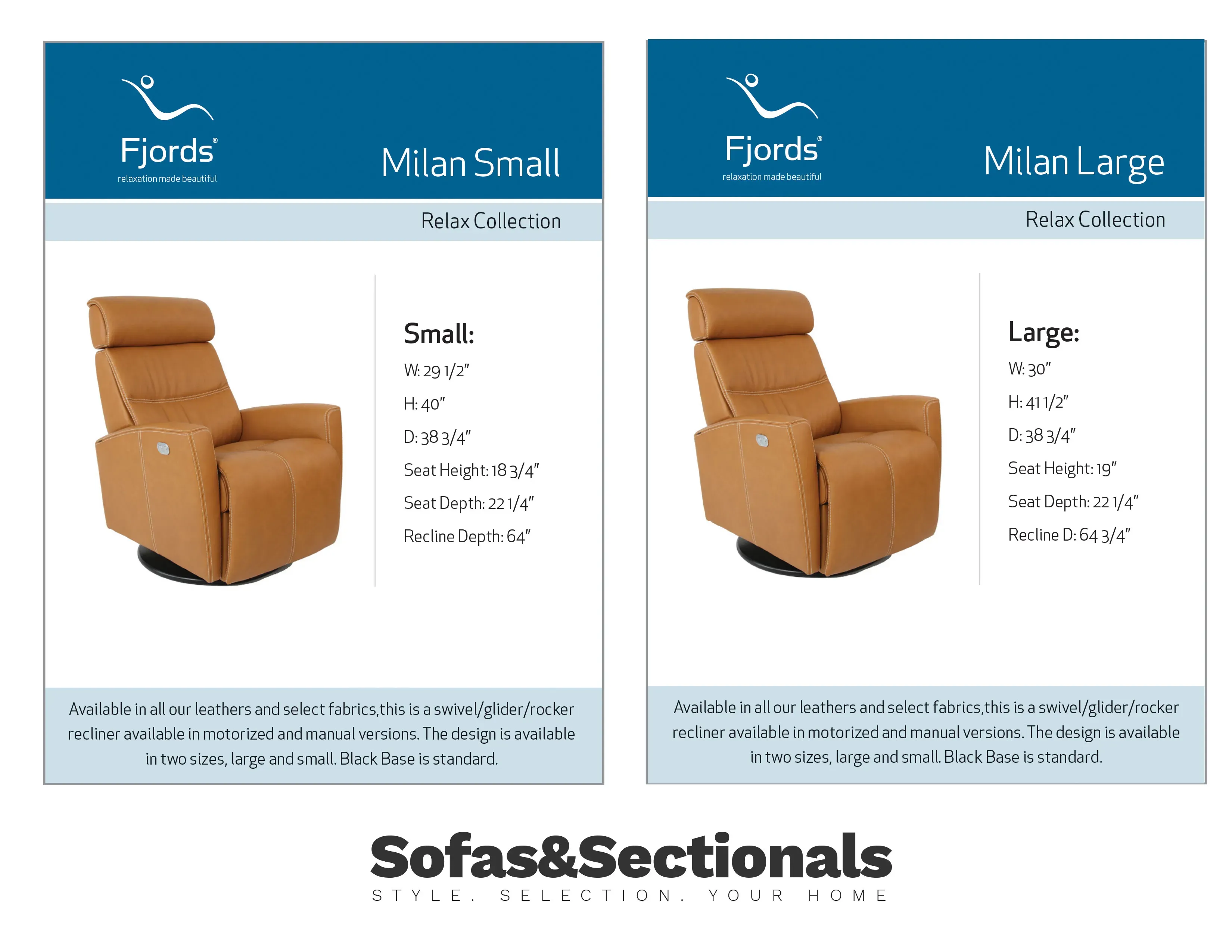Milan Swivel Glider Power Headrest Power Recliner Vintage Cognac (In stock - Fast Shipping) 9 Milan Swivel Glider Power Headrest Power Recliner Vintage Cognac (In stock - Fast Shipping)