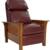 Mission Leather Recliner (Cabernet) In stock 21 Mission Leather Recliner (Cabernet) In stock