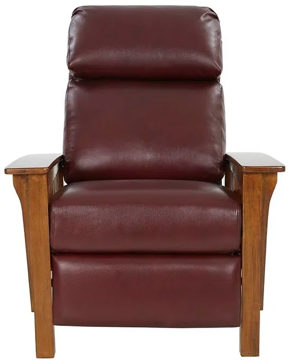 Mission Leather Recliner (Cabernet) In stock 2 Mission Leather Recliner (Cabernet) In stock