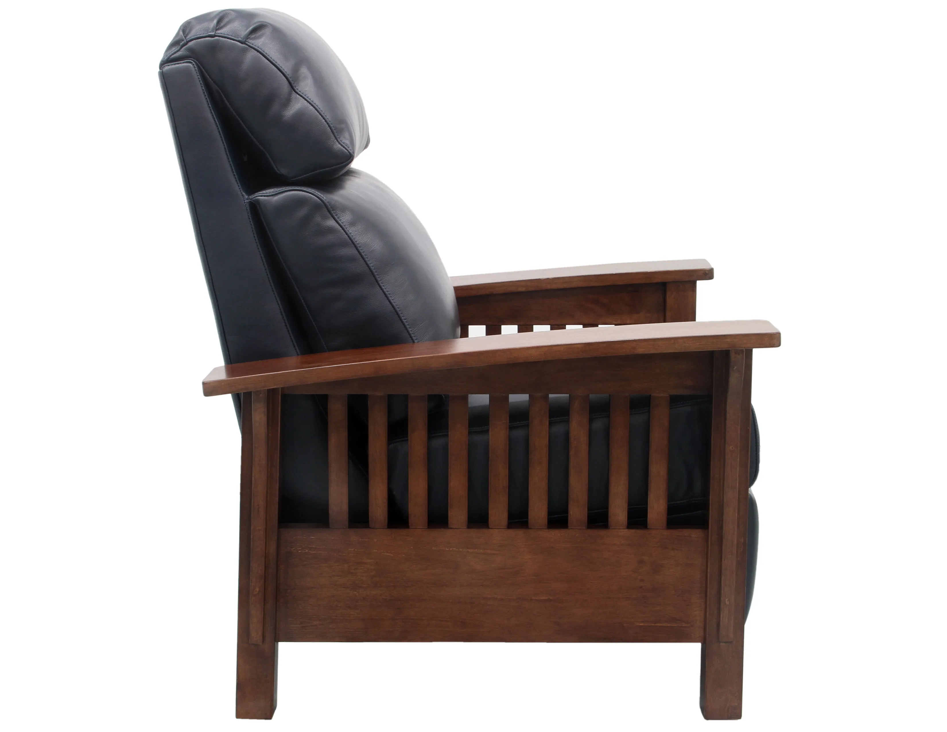 Mission Leather Recliner (Blue) In stock 9 Mission Leather Recliner (Blue) In stock