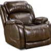Montana Triple Power Wall Saver Leather Recliner (In stock)