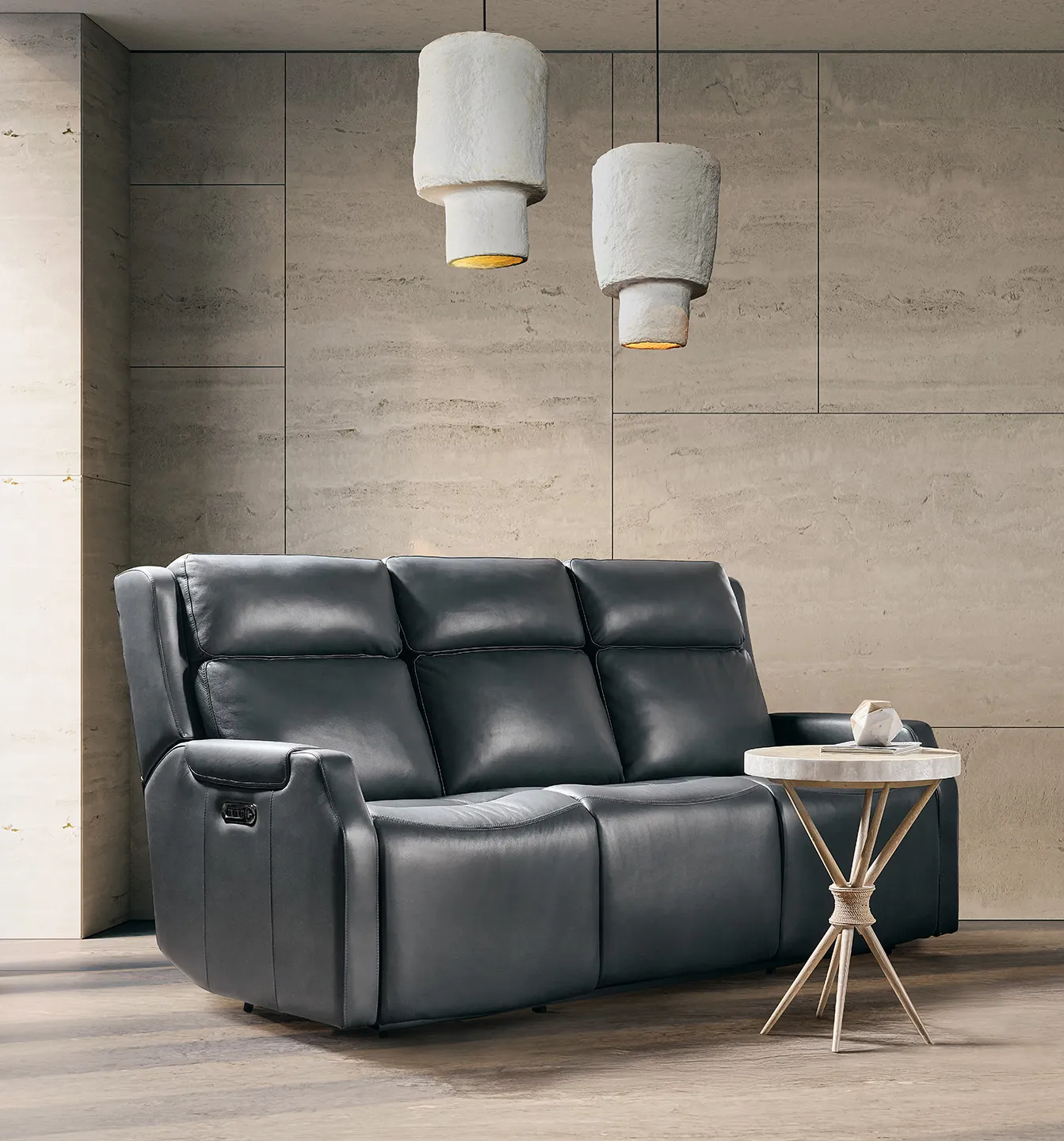 Nelson Zero Gravity Triple Power Recliner Denim (In stock) 13 Nelson Zero Gravity Triple Power Recliner Denim (In stock)